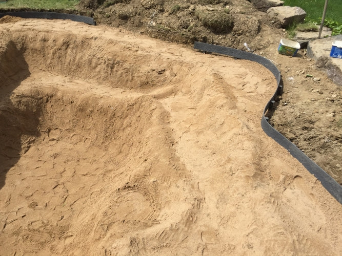 TeichVision Teichrandband / Rasenkante – 14 cm Breite, stabil & flexibel - Teichbedarf24