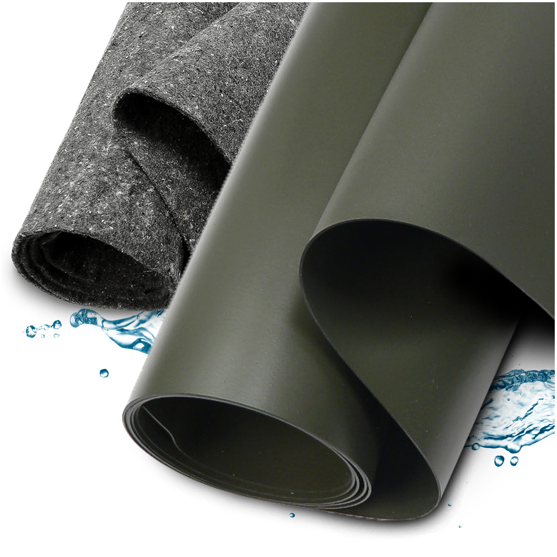 TeichVision® PVC Teichfolie 1,5 mm - Oliv - Teichbedarf24