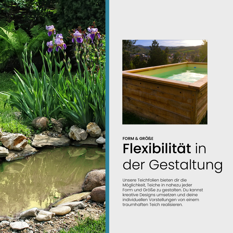 TeichVision® PVC Teichfolie 1,5 mm - Beige - Teichbedarf24