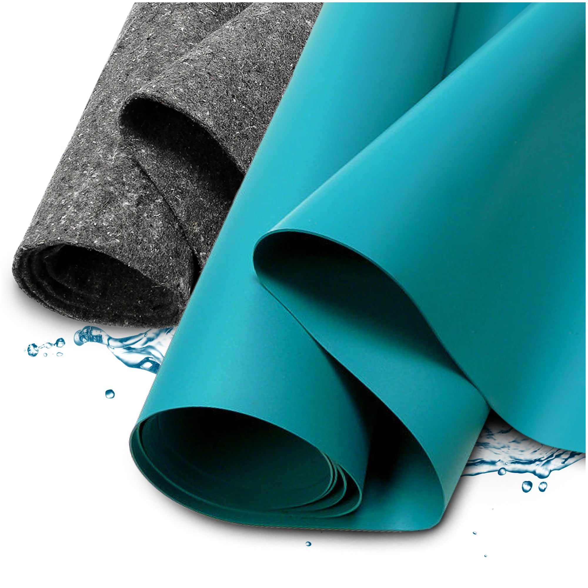 TeichVision® PVC Teichfolie 1,0 mm - Türkis - Teichbedarf24
