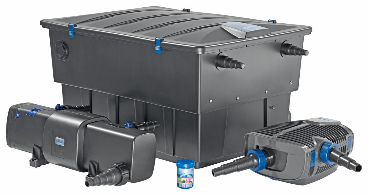 Oase BioTec ScreenMatic² Set 40000 OC Teichtechnik mit Filter, Pumpe und Schaumstoffeinsatz in Wassertechnik-Installation