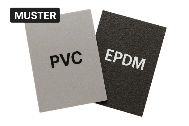 Musterset EPDM und PVC Teichfolie - Teichbedarf24