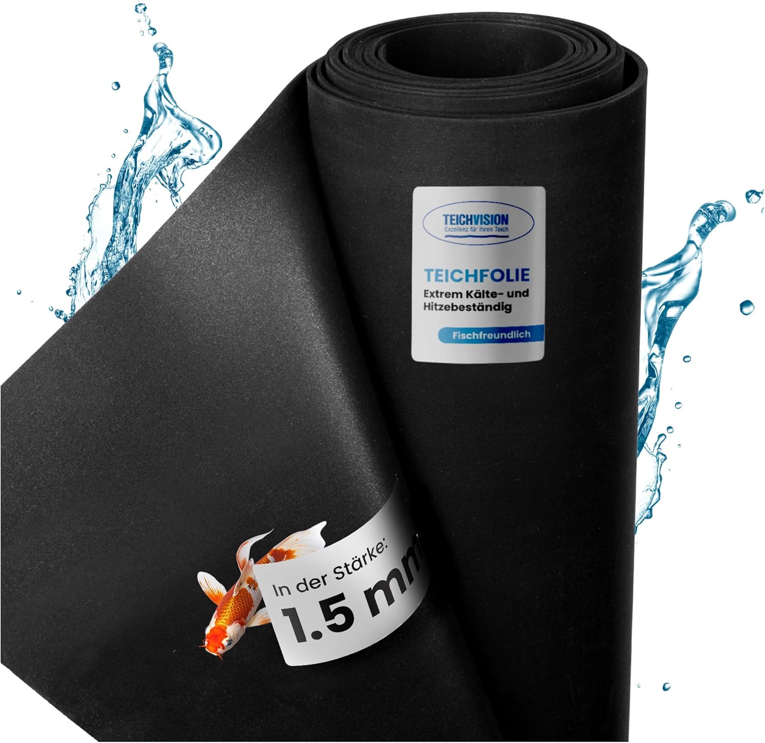 TeichVision EPDM Teichfolie Pro 1,5 mm - Teichbedarf24