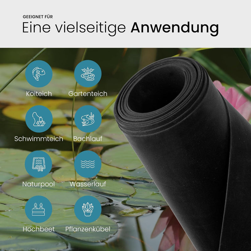 TeichVision EPDM Teichfolie Pro 1,5 mm - Teichbedarf24