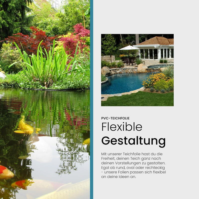 TeichVision® PVC Teichfolie 1,0 mm - Teichbedarf24