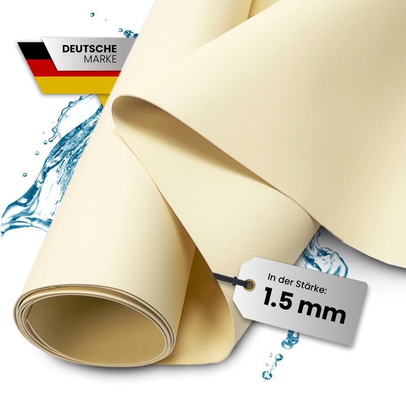 PVC Teichfolie Beige 1,5mm