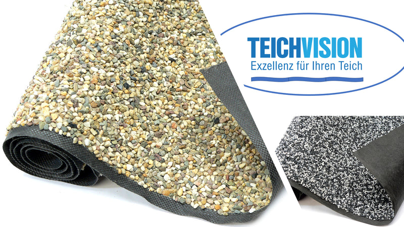 TeichVision Steinfolie für Teichrand, Teichufer und Bachlauf - Teichbedarf24