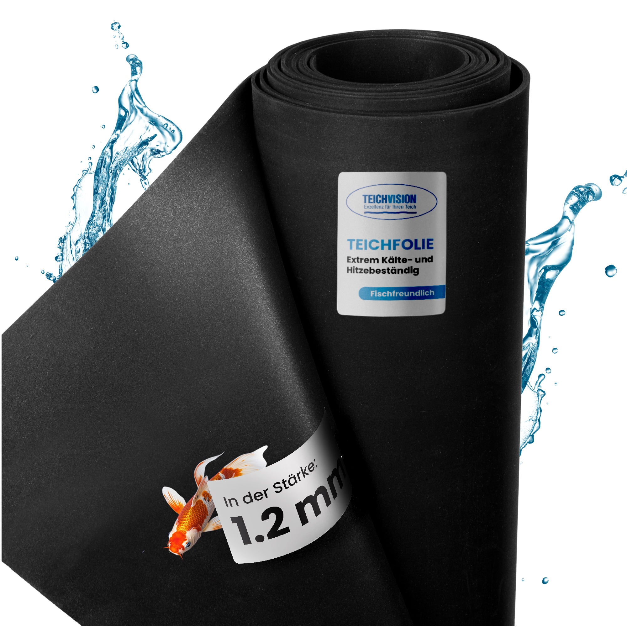 TeichVision EPDM Teichfolie Classic 1,2 mm - Teichbedarf24