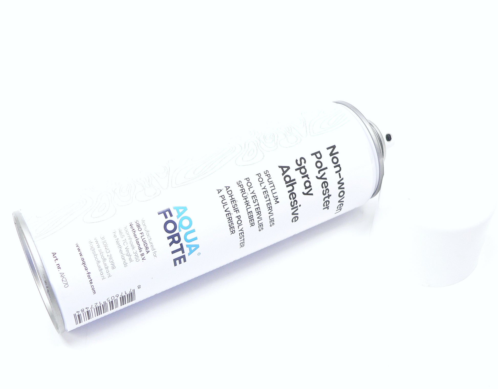 Aquaforte X45 Sprühkleber von Sibo, 500ml, für Vlies – Spraydose zur einfachen Anwendung und sicheren Verklebung.