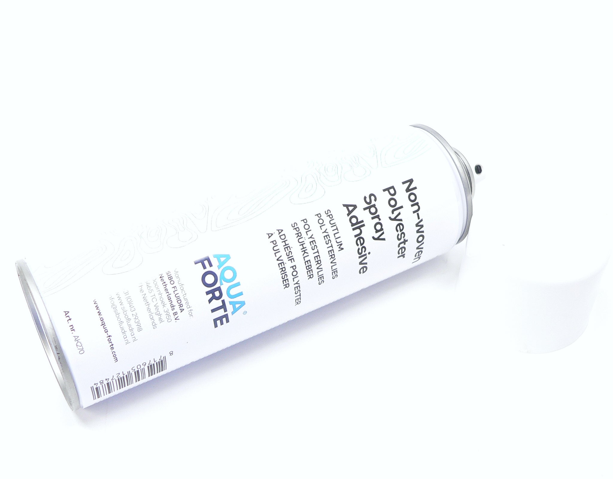 Aquaforte X45 Sprühkleber von Sibo, 500ml, für Vlies – Spraydose zur einfachen Anwendung und sicheren Verklebung.