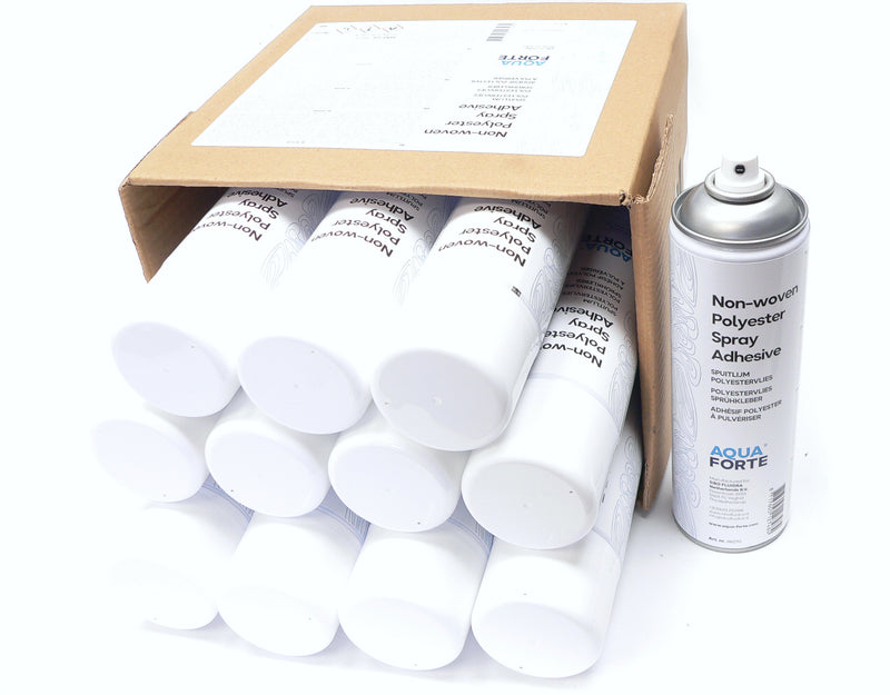 Sibo Aquaforte X45 Sprühkleber 500ml zum Verkleben von Vlies, spraybarer Klebstoff auf Kartonbasis, für vielseitige Anwendungen