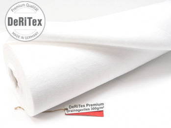 DeRiTex 300g/m² Premium - Drainagevlies, Filtervlies - GRK 2 - Teichbedarf24