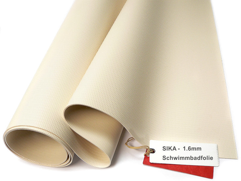 PVC Schwimmbadfolie 1,6 mm SIKA beige - Teichbedarf24