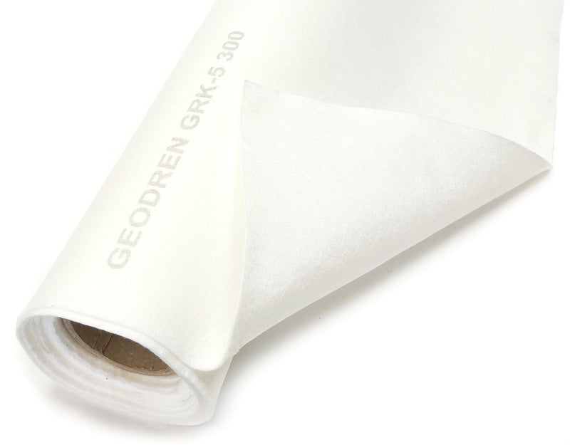 Edifloor Geodren Straßenbauvlies GRK 5, 300 g/m², rollbare Baufolie für Straßenbau, strapazierfähig und langlebig