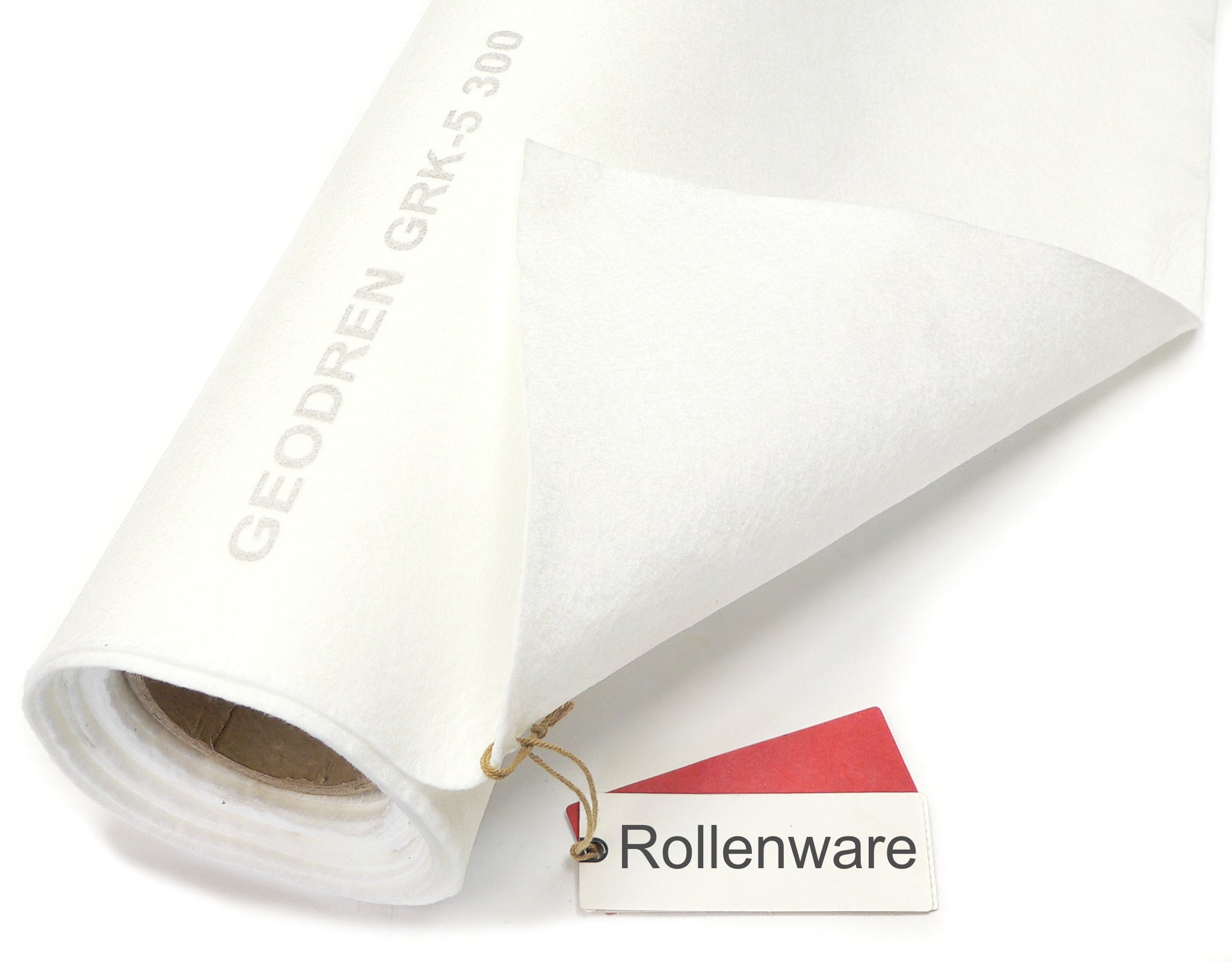 Edilfloor Geodren Straßenbauvlies GRK 5, 300g/m² in Rollenware, geeignet für Straßenbau und Bauanwendungen.