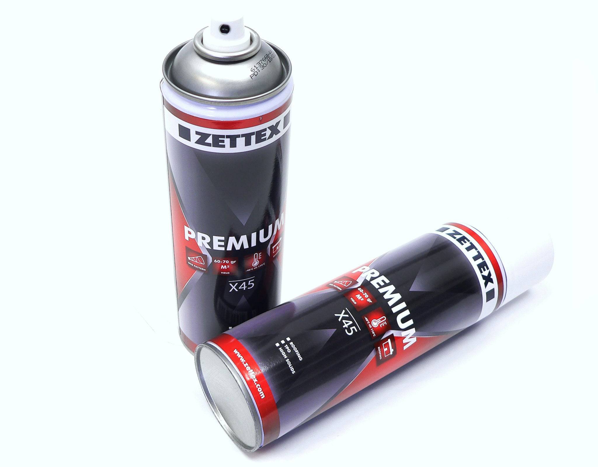 Zettex X45 Sprühkleber für Vlies, 500ml, in Spraydose, vielseitiger Kleber für Textilien und Vliesstoffe.