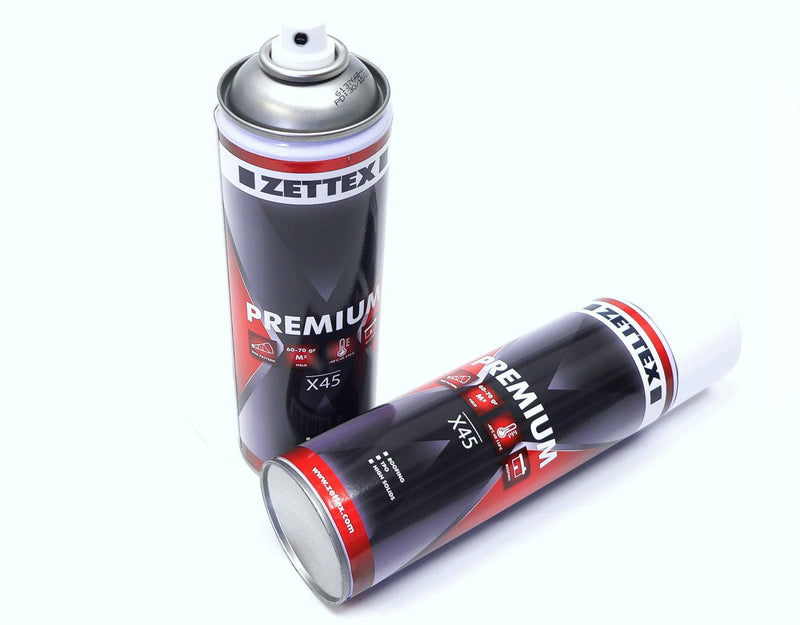 Zettex X45 Sprühkleber für Vlies, 500ml, in Spraydose, vielseitiger Kleber für Textilien und Vliesstoffe.
