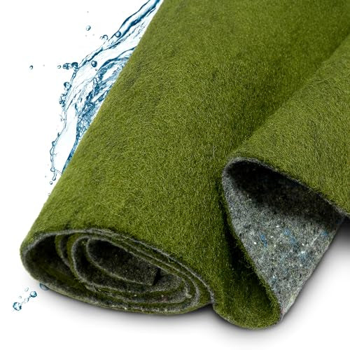 TeichVision - Grüne Ufermatte, Böschungsmatte für Teichrandgestaltung - starke Ausführung 8 mm - Teichbedarf24