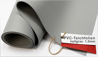 PVC Teichfolie 1.5mm hellgrau 5222 
