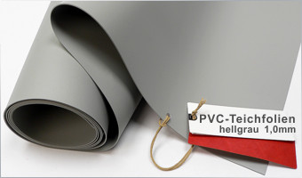 PVC Teichfolie 1mm hellgrau 5222 