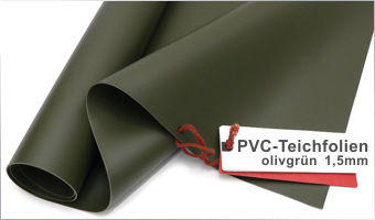 Teichfolie PVC 1,5mm olivgrn 