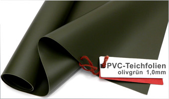 Teichfolie  PVC 1mm olivgrn 