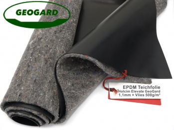 EPDM Teichfolie Elevate Geogard 1.1mm inkl. Teichvlies V500
