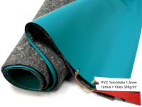 PVC Teichfolie 1,5 mm Sika Premium trkisblau inkl. Teichvlies V300